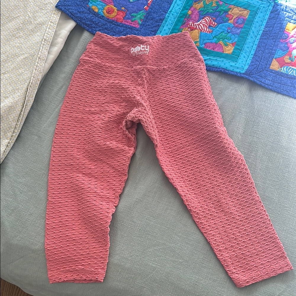 Booty by Brabants Pink Croco leggings